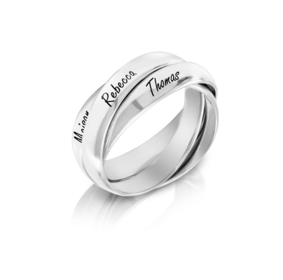 Charlize Russian Ring in Sterling Silver