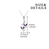 Butterfly Series Necklace Simulated Birthstone Crystal from Crystal