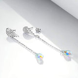 Sterling Silver Chain Earrings Wife Daughter Girlfriend Jewelry Gift