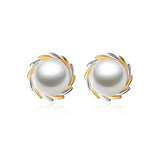 Pearl Earrings Sterling Sliver Pearl Hypoallergenic Earrings