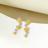 Ear Climber Crawler Cuff Earrings Sterling Silver Sunflower Wrap Earrings Hypoallergenic Jewelry Gifts for Women Girls