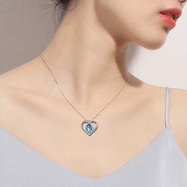 Sisters Necklace Sterling Silver Always My Sister Forever My Friend Love Heart Pendant Necklace