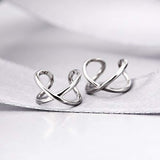 Cuff Earring for Women 925 Sterling Silver Non Pierced Ear Cartilage Clip Earrings for Women Girl