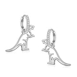 Hoop Earrings Dinosaur Dangle Drop Hypollergenic Cute Earrings Gifts