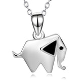 Sterling Silver Tiny Lucky Elephant Necklace Jewelry Gift for Teen Girls