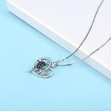 Turtle Necklace Sterling Silver Mother and Daughter Son Sea