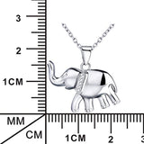 Elephant Pendant Necklace Earrings Bracelet Sterling Silver Ear Studs for Women Girls