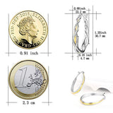Celtic Knot Hoops Earrings 925 Sterling Silver  Circle Hoop Jewelry for Women Girls
