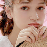 Cat Stud Earring 925 Sterling Silver Cubic Zirconial Earrings Jewelry for Girl Women