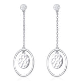 Threader Earrings Tassel Dangle Drop 925 Sterling Silver Earring for Women