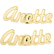 10K/14K Gold Personalized Initial Name Earring