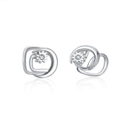 Earring for Women 925 Sterling Silver Non Pierced Ear Cartilage Clip Earrings for Women Girl