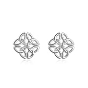 Celtic Knot Stud Earrings Irish Jewelry for Women Girls