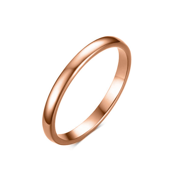 Copper/925 Sterling Silver Personalized Thin Band  Engraved Ring