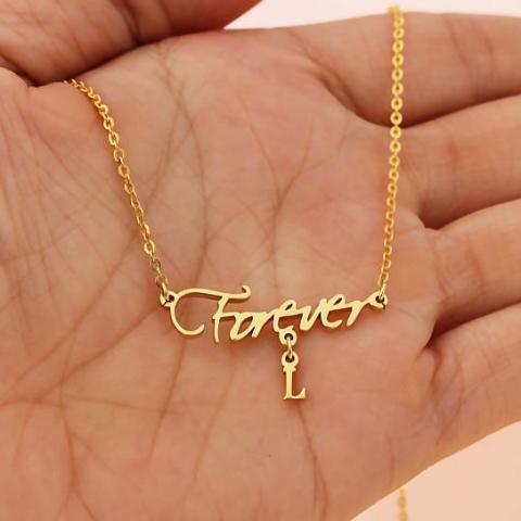 Morgan - Copper/925 Sterling Silver Adjustable 16”-20” Personalized Handcrafted Name Necklace-White Gold/Yellow Gold Plated