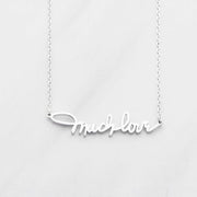 Copper/925 Sterling Silver Personalized  Name Necklace Adjustable 16”-20”