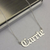 Camie - Copper/925 Sterling Silver Personalized Simple Name Necklace Adjustable 16”-20”