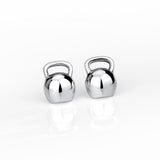 925 Sterling Silver Kettle Bell Style Studs