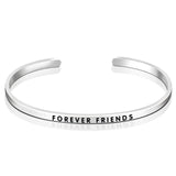 925 Sterling Silver Forever Friends Bangles
