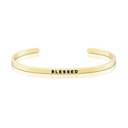 Happiness Series Customized Engraved Personalized Bangle Bracelet