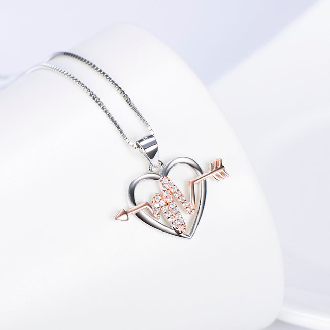 Heartbeat Arrow Necklace