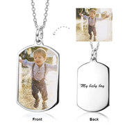 Copper/925 Sterling Silver PersonalizedColor Photo Personalized - Adjustable 16”-20”