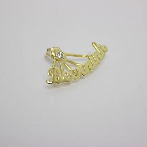 Personalized Sterling Silver Name Ear Climber