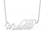 14K Gold Personalized Artistic Style Name Necklace Adjustable 16”-20”