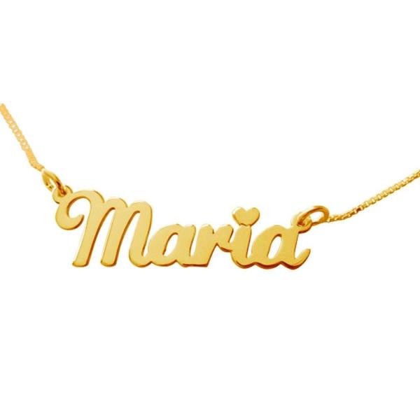 Maria - 925 Sterling Silver Personalized Name Necklace Adjustable 16”-20”