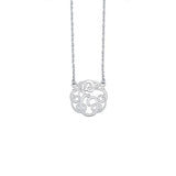 Copper/925 Sterling Silver Personalized Script Monogram Necklace- Adjustable 16”-20”