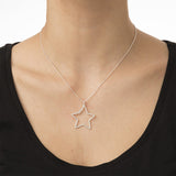 You Are My Star Collar con nombre personalizado de plata de ley 925 ajustable de 16 a 20 pulgadas