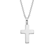 925 Sterling Silver Personalized Cross Necklace- Adjustable 16”-20”