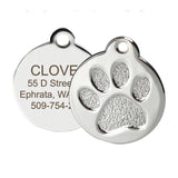 925 Sterling Silver Personalized Dog Tags & Cat Tags