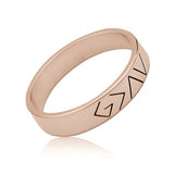 Copper/925 Sterling Silver Personalized God Is Greater Than The Highs And Lows Ring
