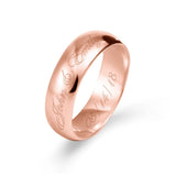 Copper/925 Sterling Silver Personalized Couple's Message Ring