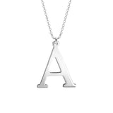 925 Sterling Silver Personalized Initial Necklace Adjustable 16”-20”