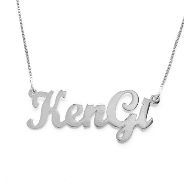 925 Sterling Silver Personalized Friendship Necklace Adjustable 16”-20”