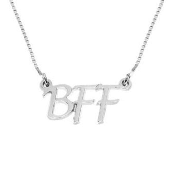 Copper/925 Sterling Silver Personalized Best Friend Necklace Adjustable 16”-20”