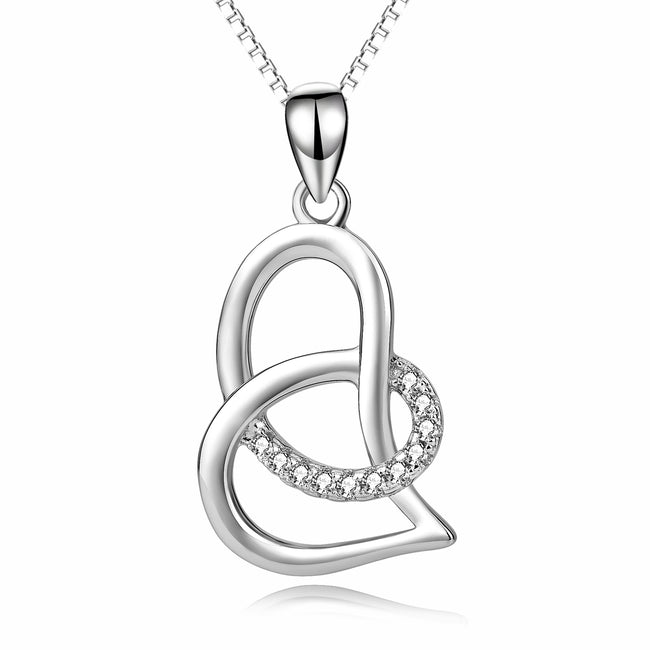 Women's New Fashion 925 Sterling Silver Charm Pendant Necklace 18'' Chain