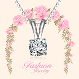 925 Sterling Silver Fashion Elegant Fine Jewels Necklace