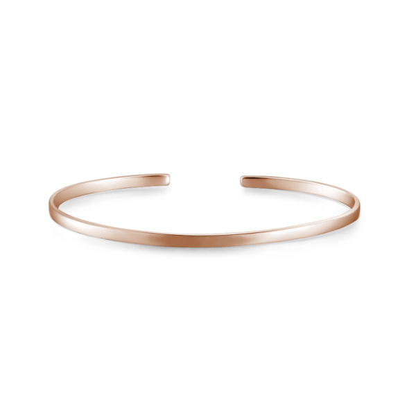 10K Gold Personalized Engravable Bangle -Small