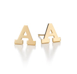 Sterling Silver Personalized Mix/Match Initial Alphabet Earrings