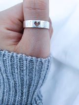 925 Sterling Silver Personalized Engraved Promise Ring